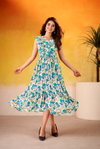 Sherrie By Nnk4506 Maslin Silk With Floral Print Dress Online Wholesale  